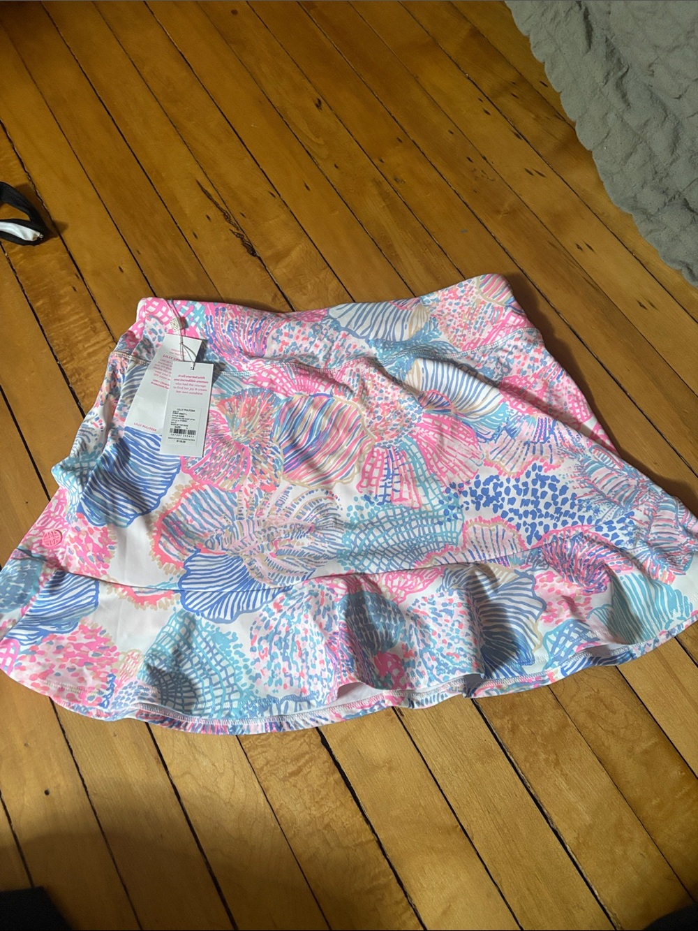 NWT Lilly Pulitzer Zadora High Rise Skort w/ matching ribbon scrunchie